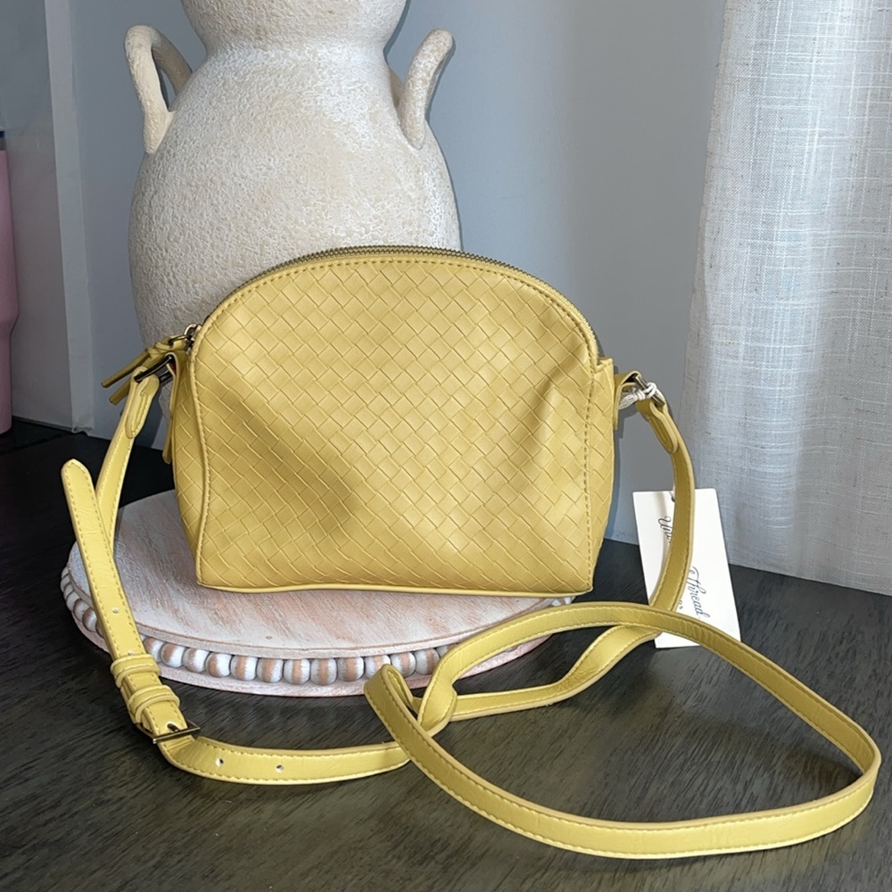 Triple Compartment Crossbody Bag - Universal Thread Yellow. - Picture 2 of 6